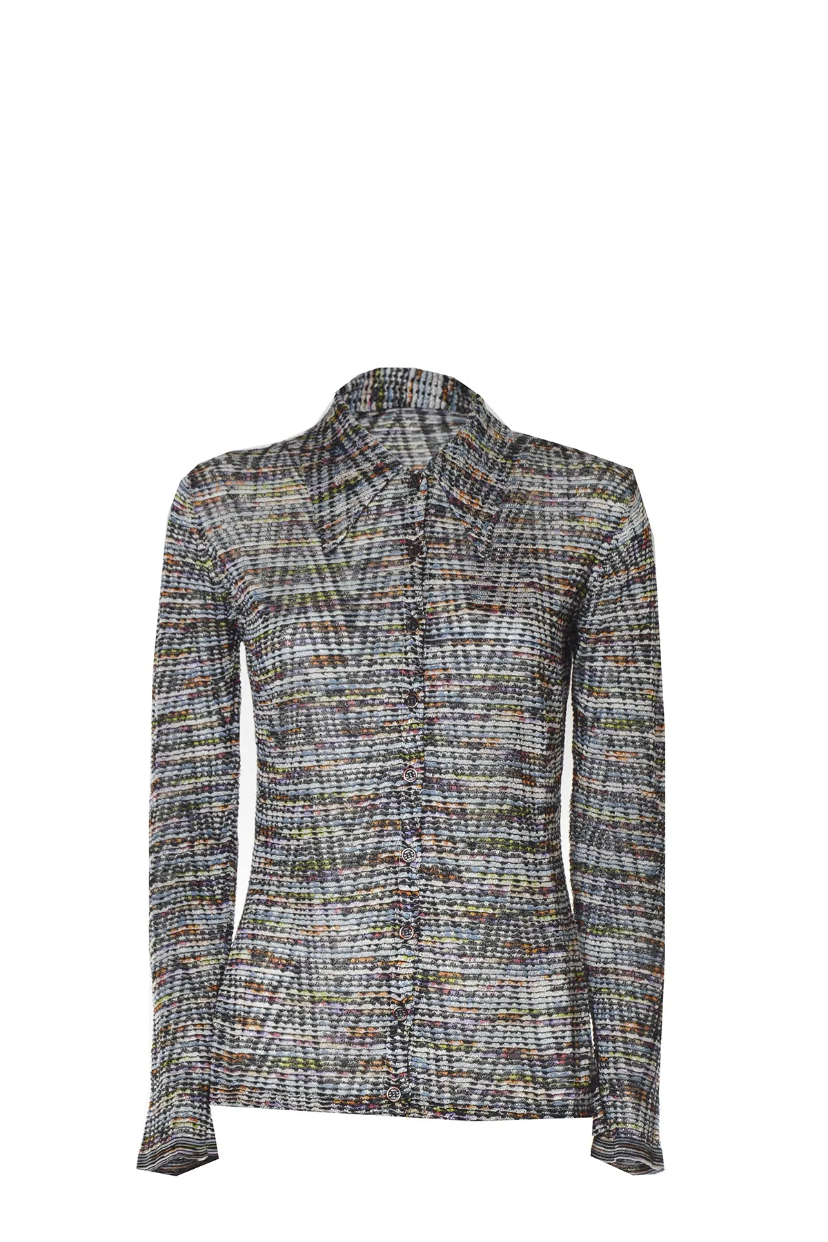 Missoni Abstract Woven Button Up Shirt