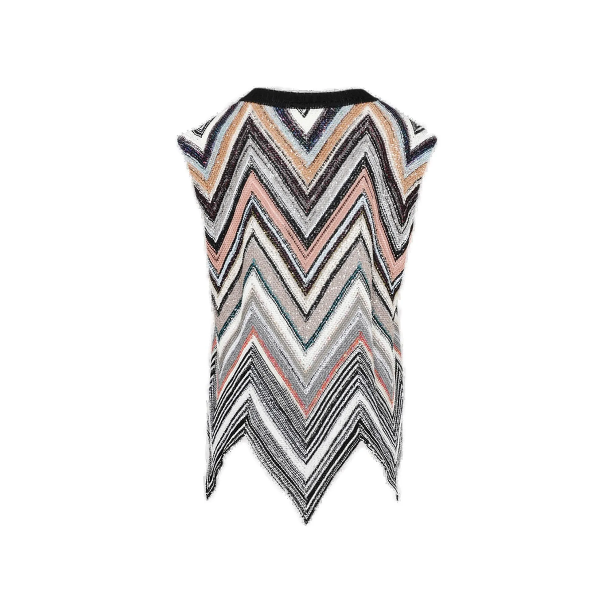 Missoni Chevron Pattern V-Neck Top