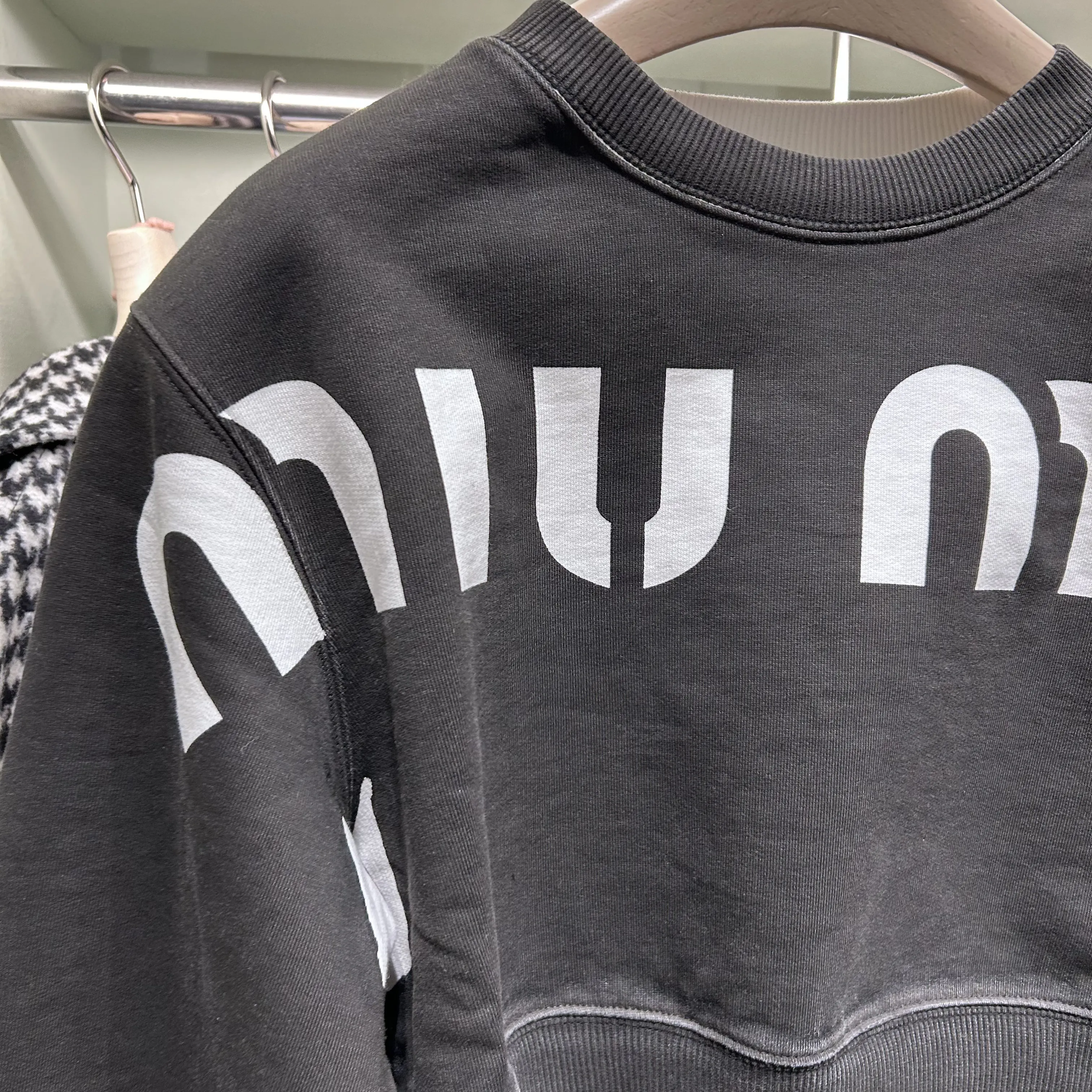 MiuMiu  |Logo Hoodies & Sweatshirts