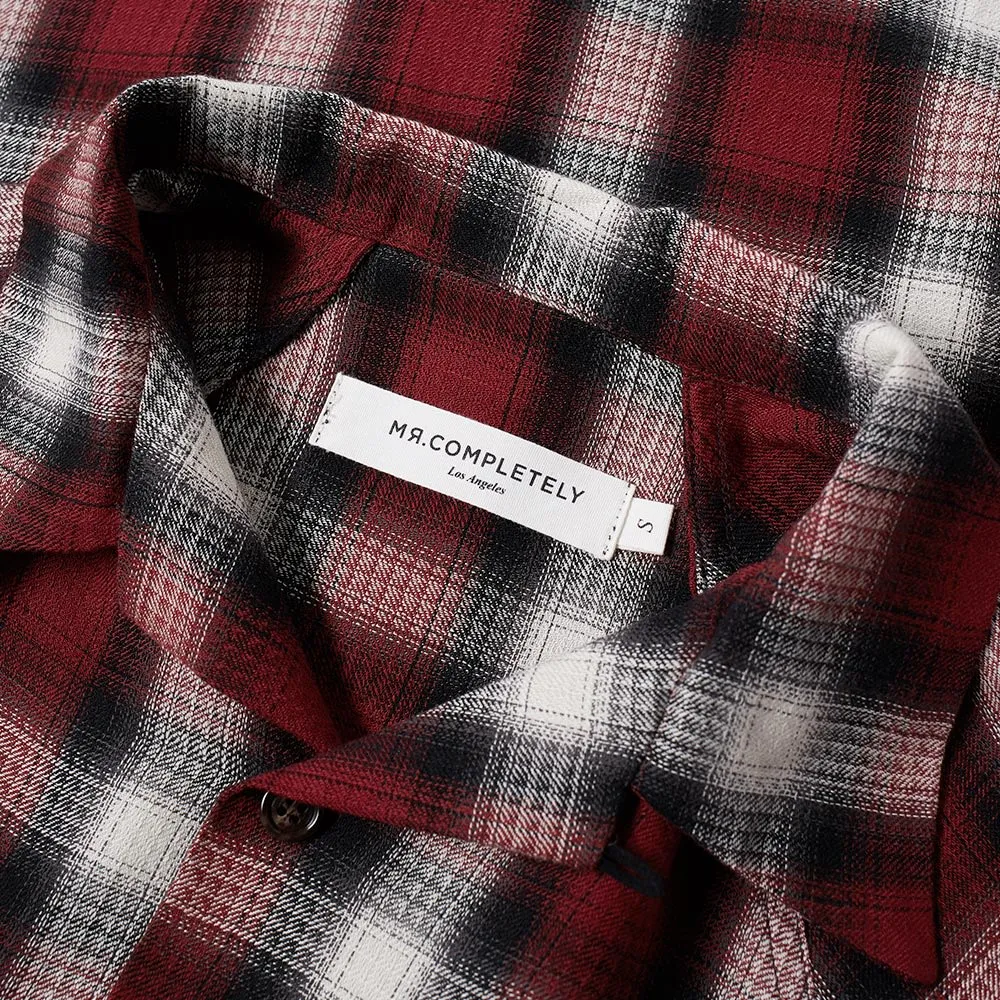 Mr. Completely Raglan Flannel ShirtRed Shadow