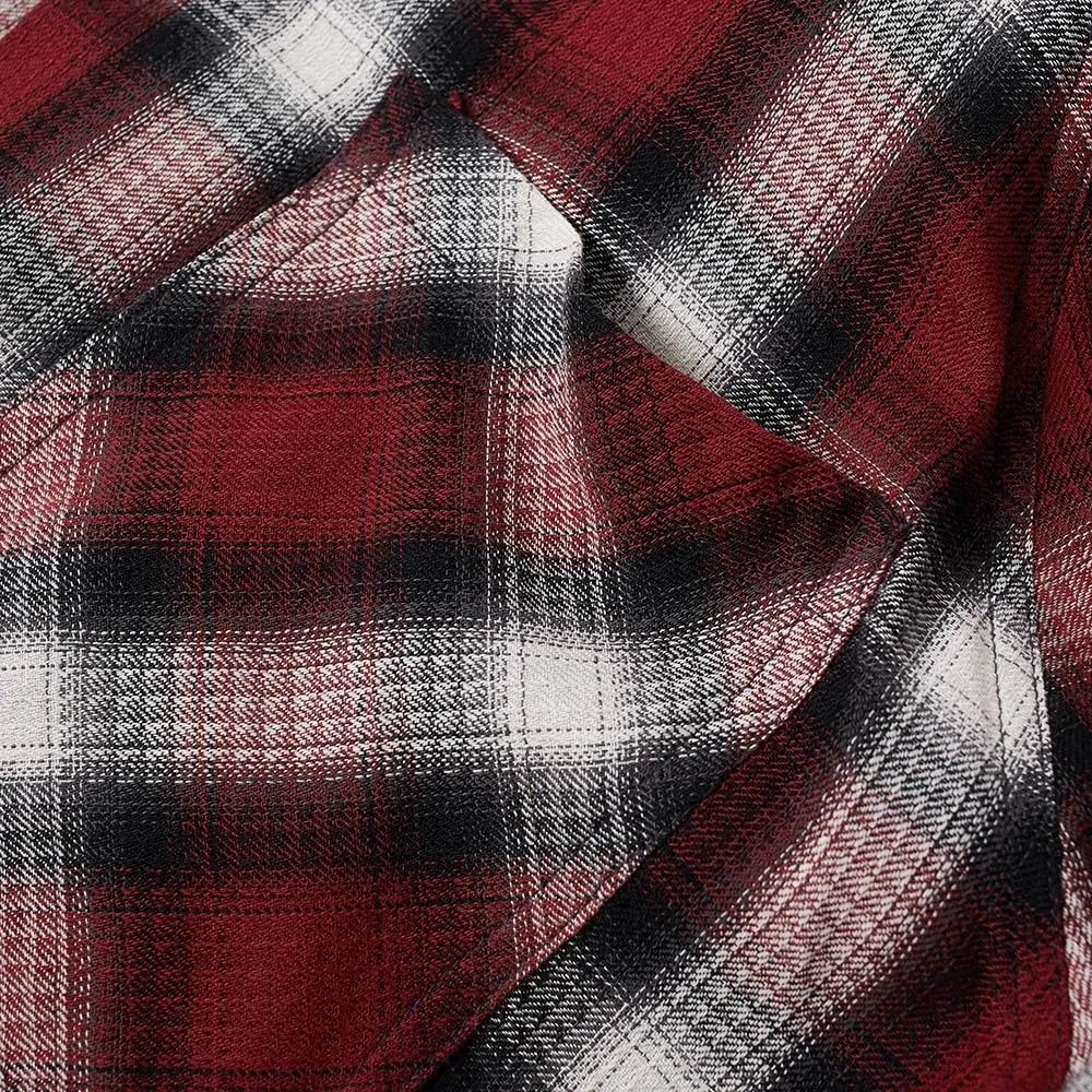 Mr. Completely Raglan Flannel ShirtRed Shadow