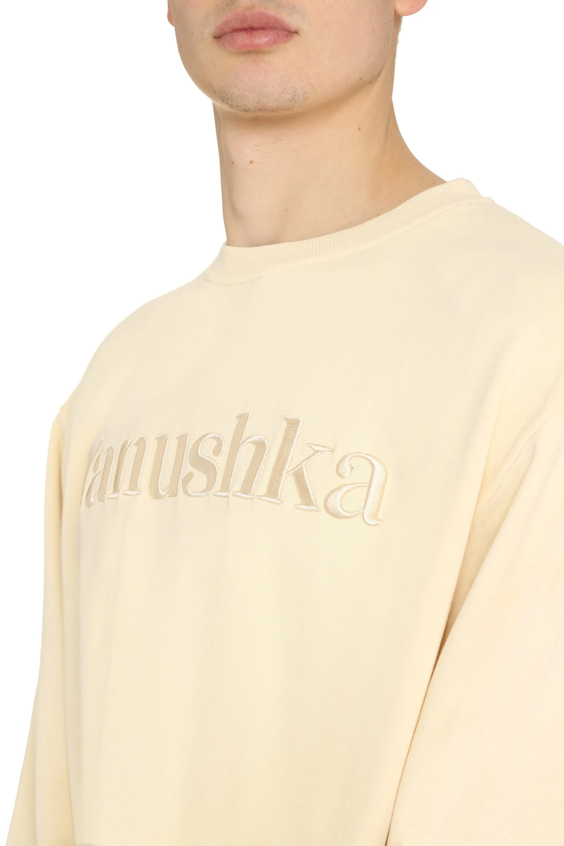 Nanushka Logo Embroidered Crewneck Sweatshirt