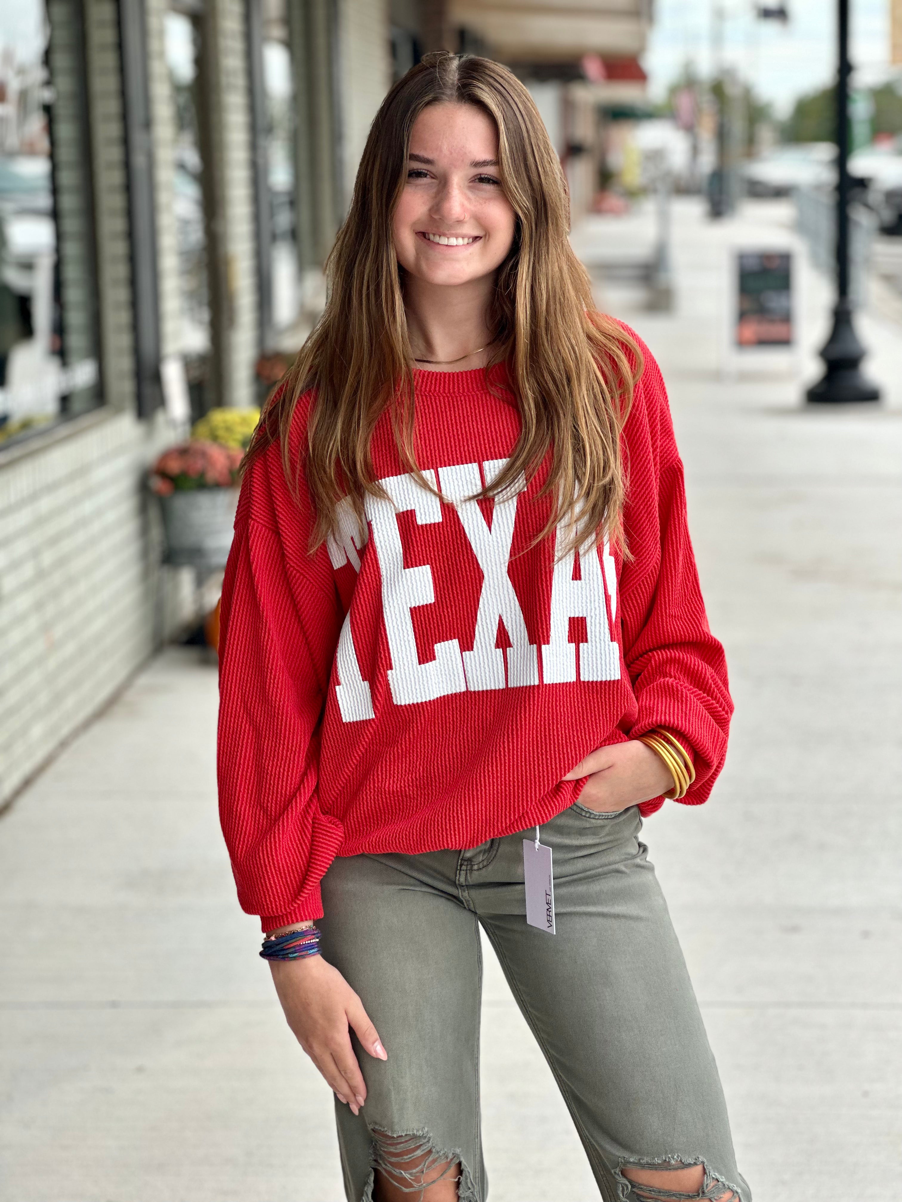 OVERSIZED TEXAS PULLOVER