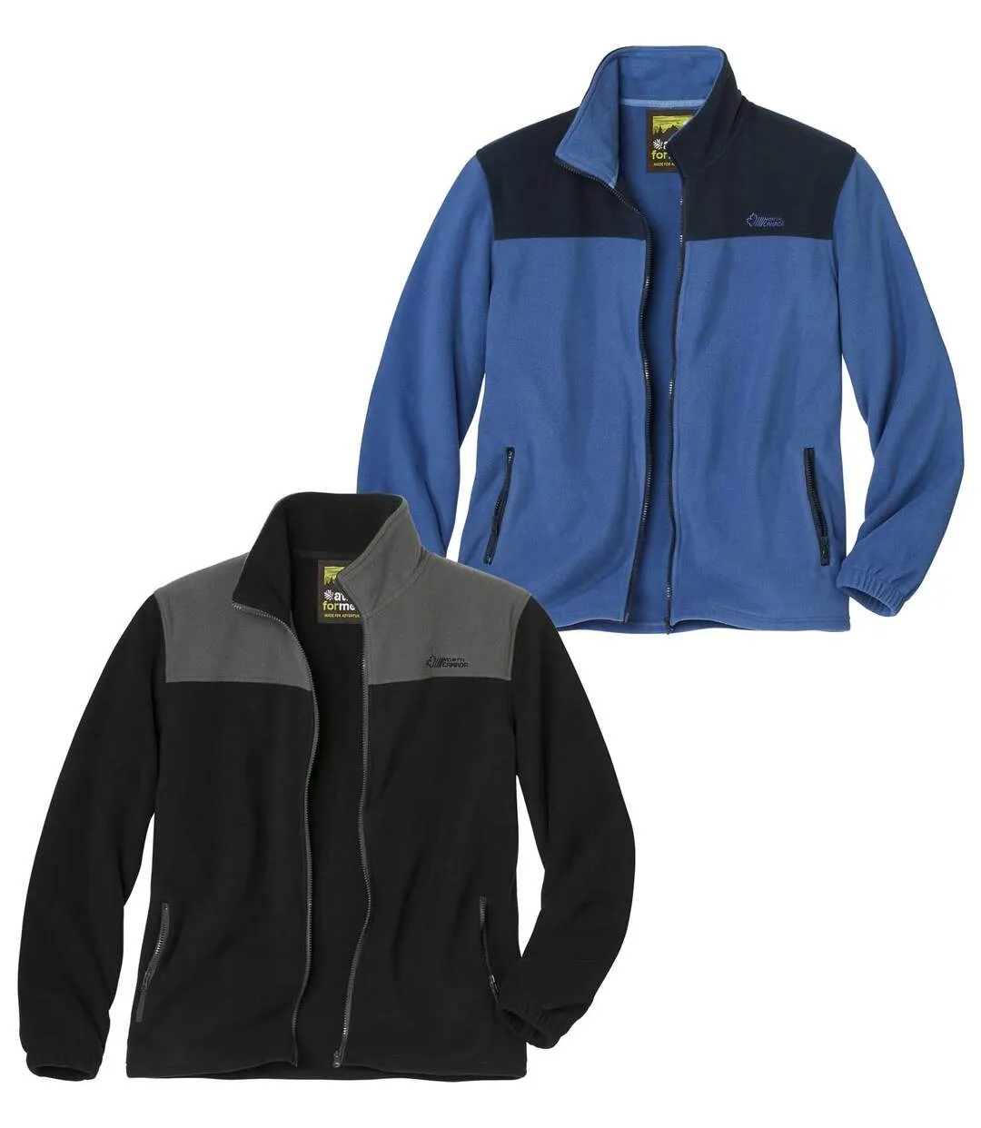 Pack of 2 Men's Flexi Fleece Jackets