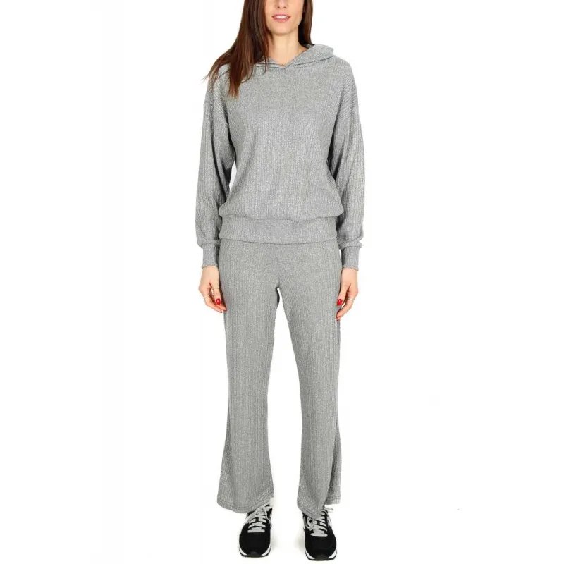 PANTALONE JOGGER A COSTINE, GRIGIO