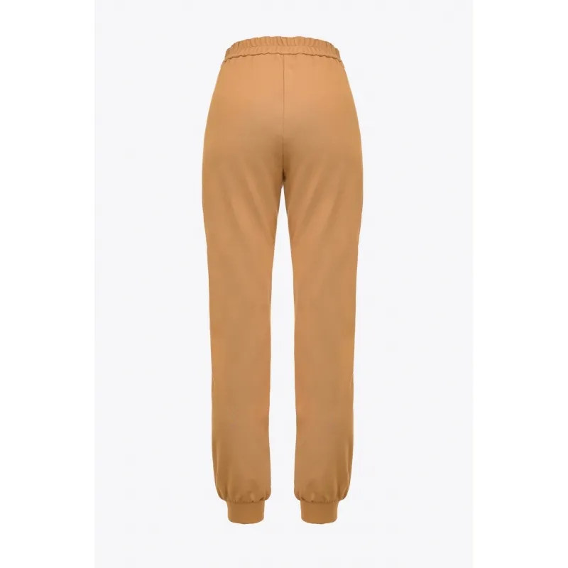 PANTALONE JOGGER IN PUNTO MILANO, CAMMELLO