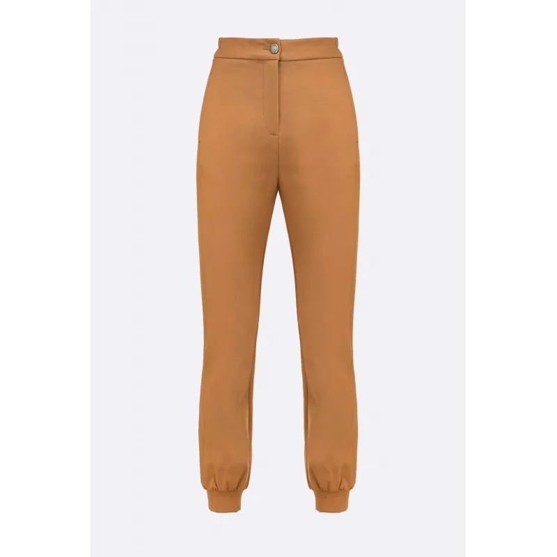 PANTALONE JOGGER IN PUNTO MILANO, CAMMELLO