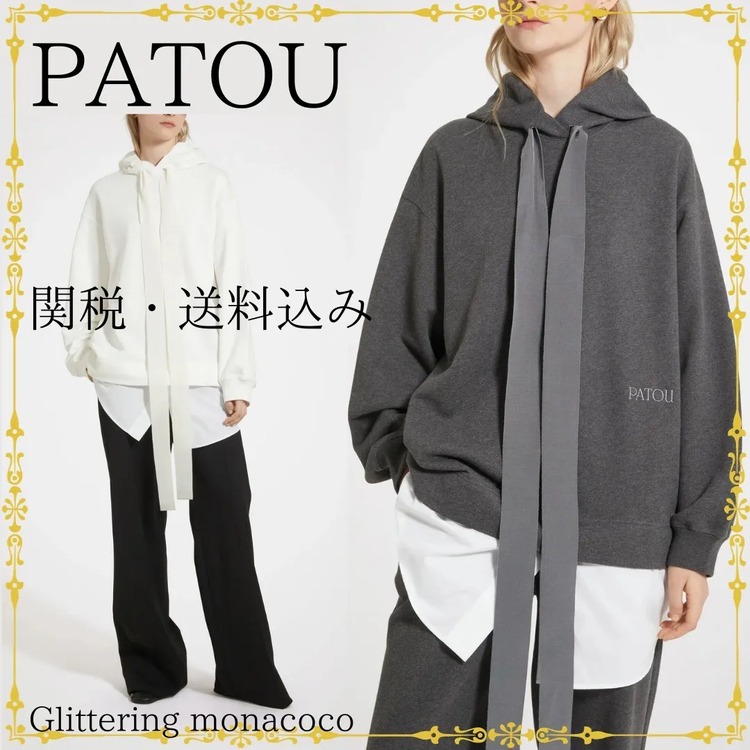 PATOU  |Cotton Logo Hoodies & Sweatshirts