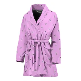 Pink Paisley Women's Bathrobe