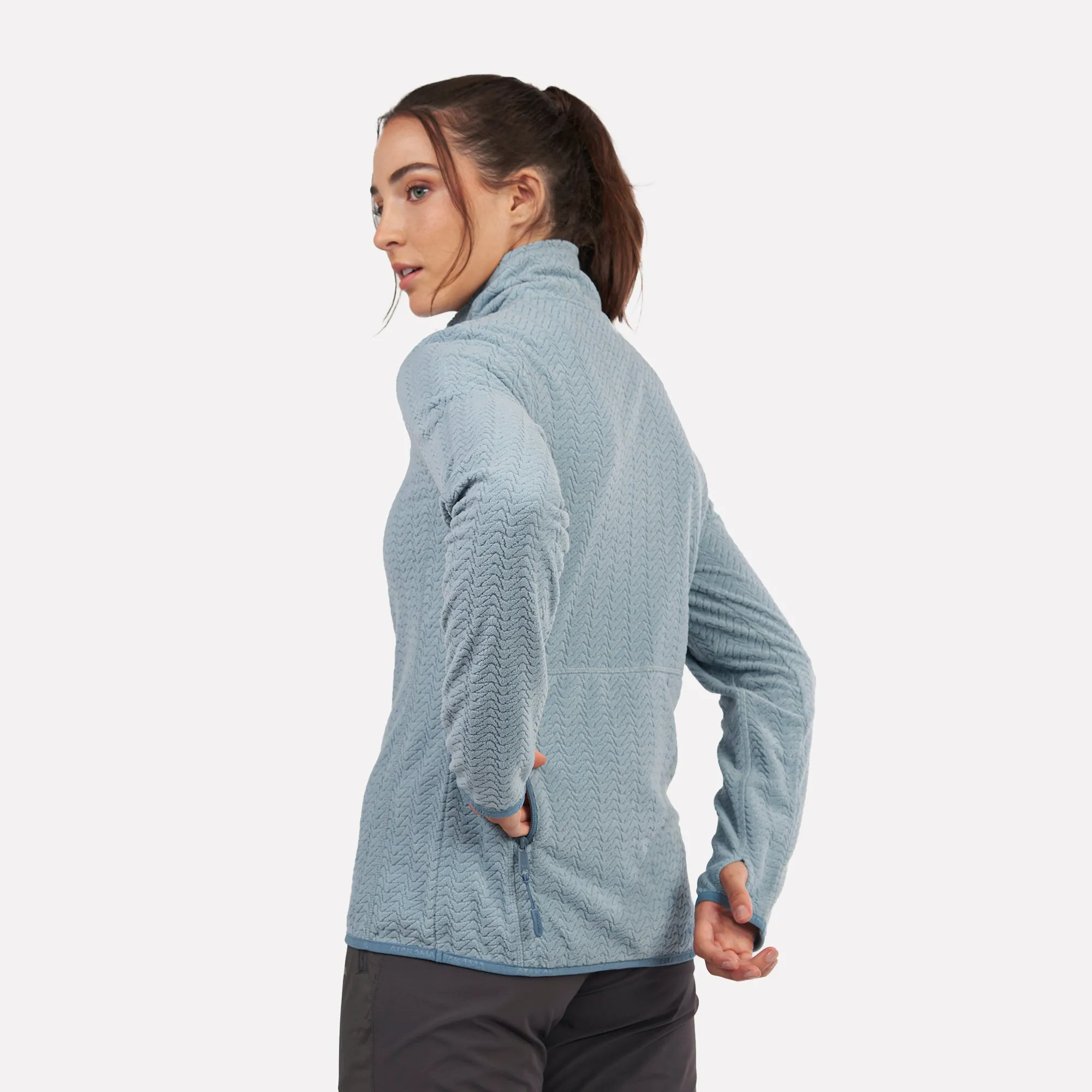 Polar fleece ultraligero 1/4-Zip mujer Volca