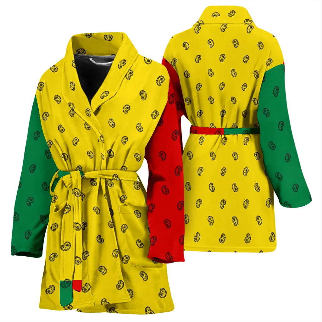 Rasta Joy Women's Paisley Bathrobe