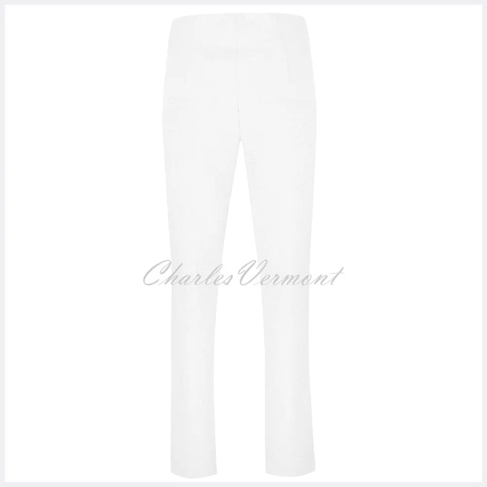 Robell Jacklyn Full Length Trouser 51408-5689-10 (White)