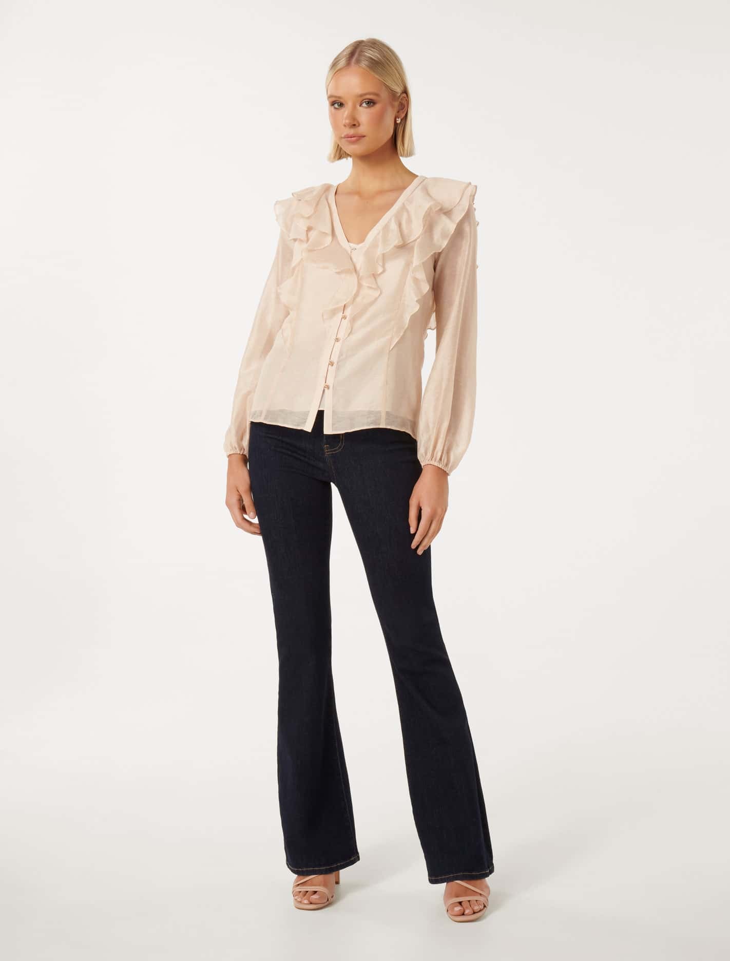 Sandy Ruffle Blouse