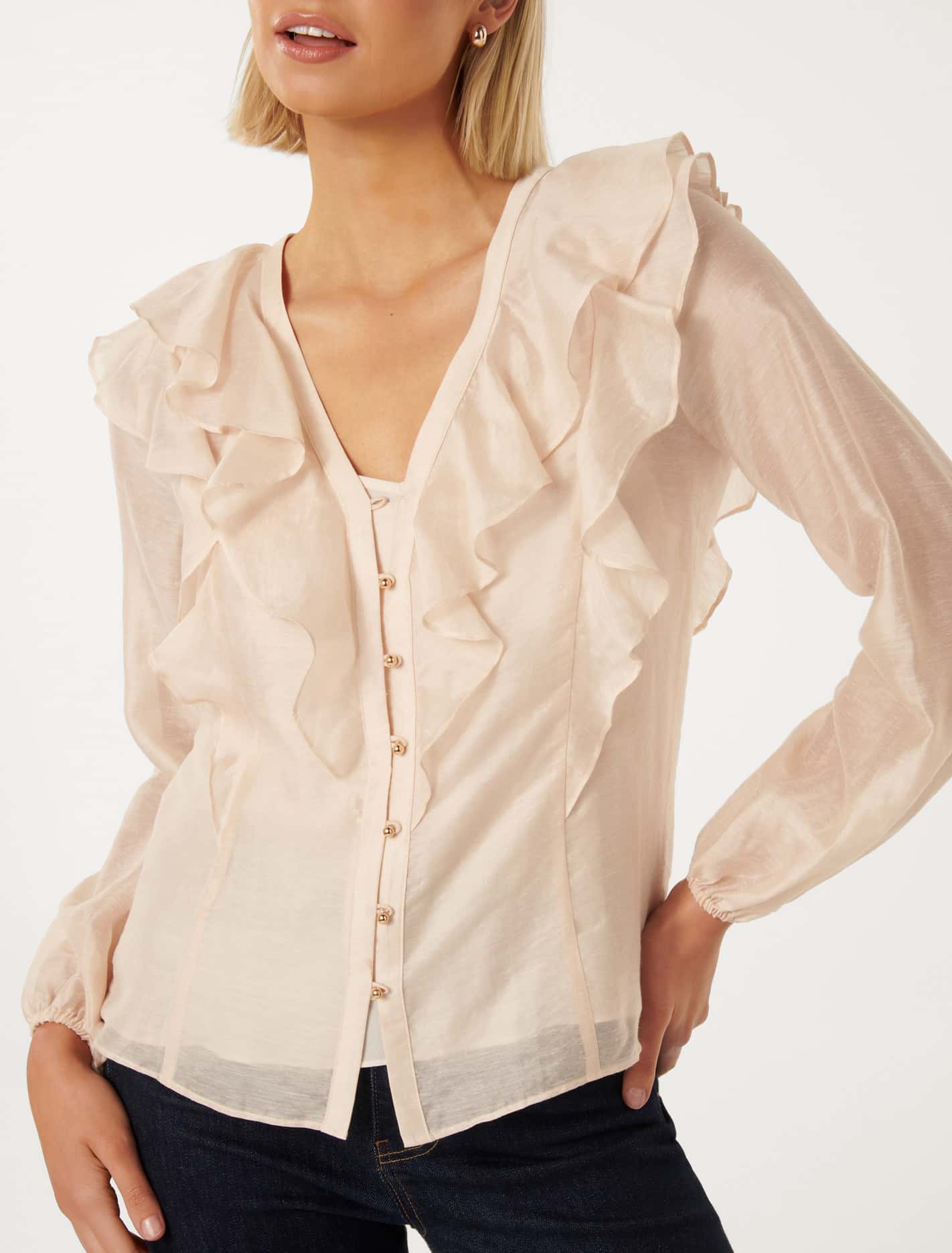 Sandy Ruffle Blouse