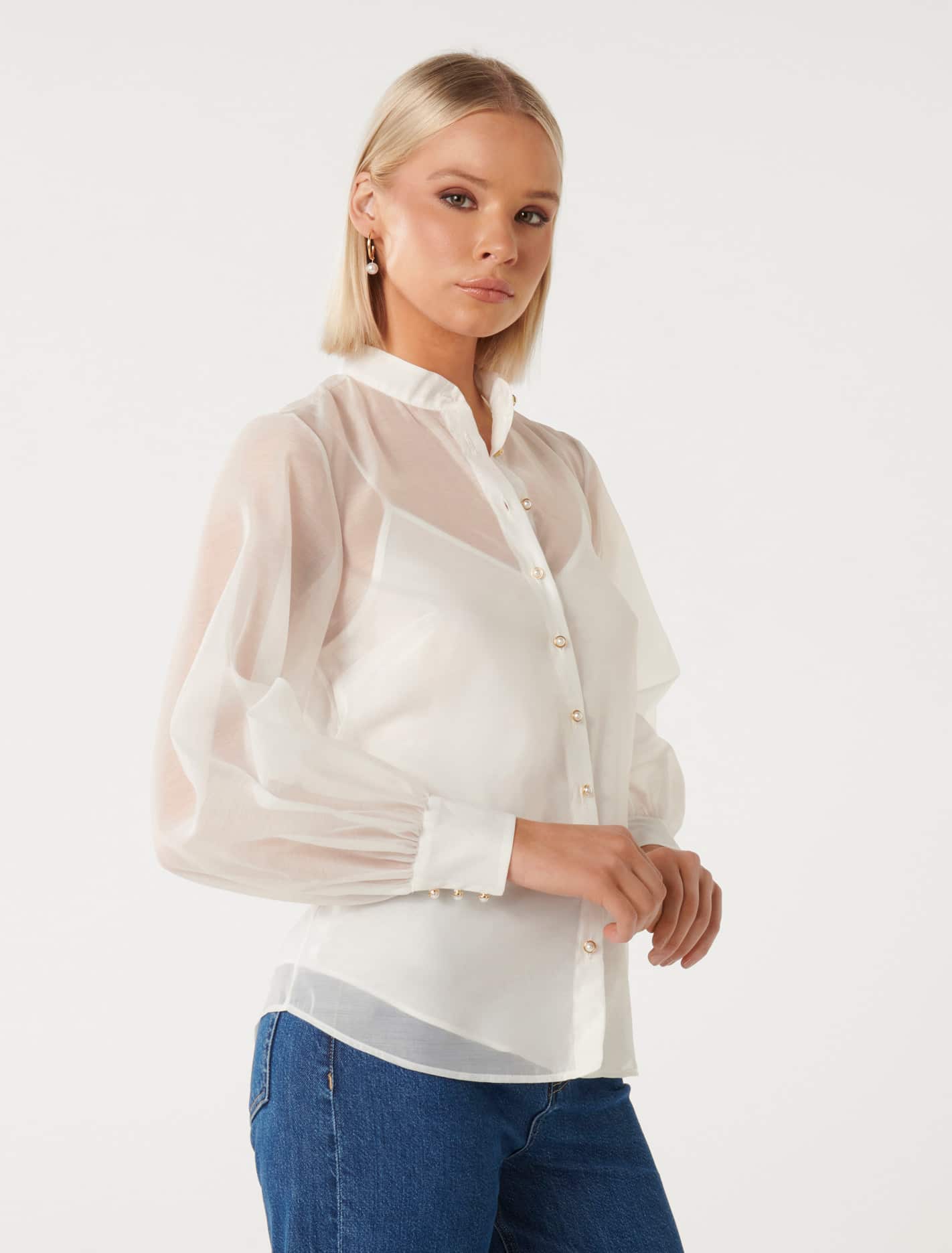 Sasha Organza Blouse