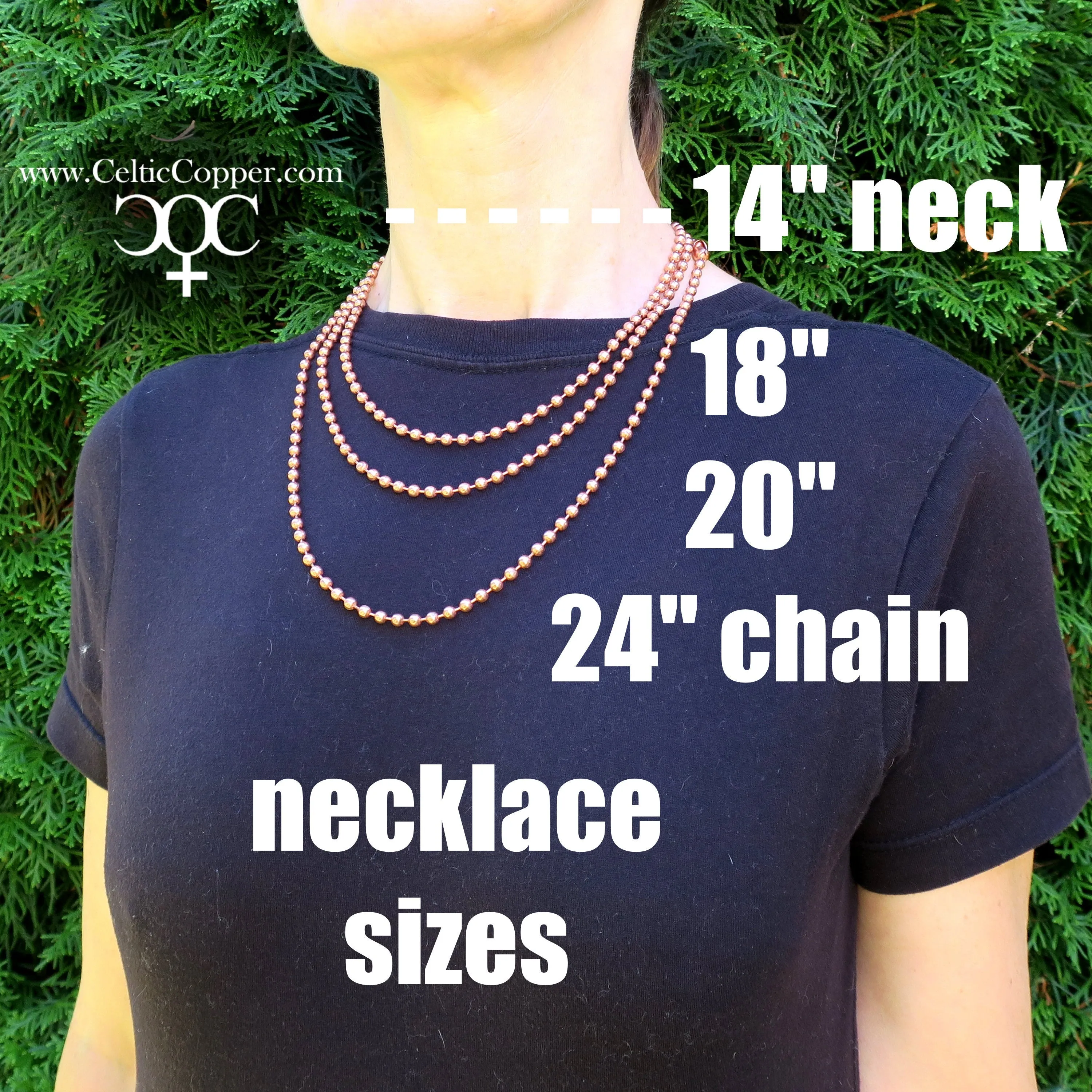 Solid Copper Necklace Chain Celtic Copper Scroll Chain Necklace NC61 Fine 4mm Celtic Scroll Chain Copper Necklaces 24 Inch Chain