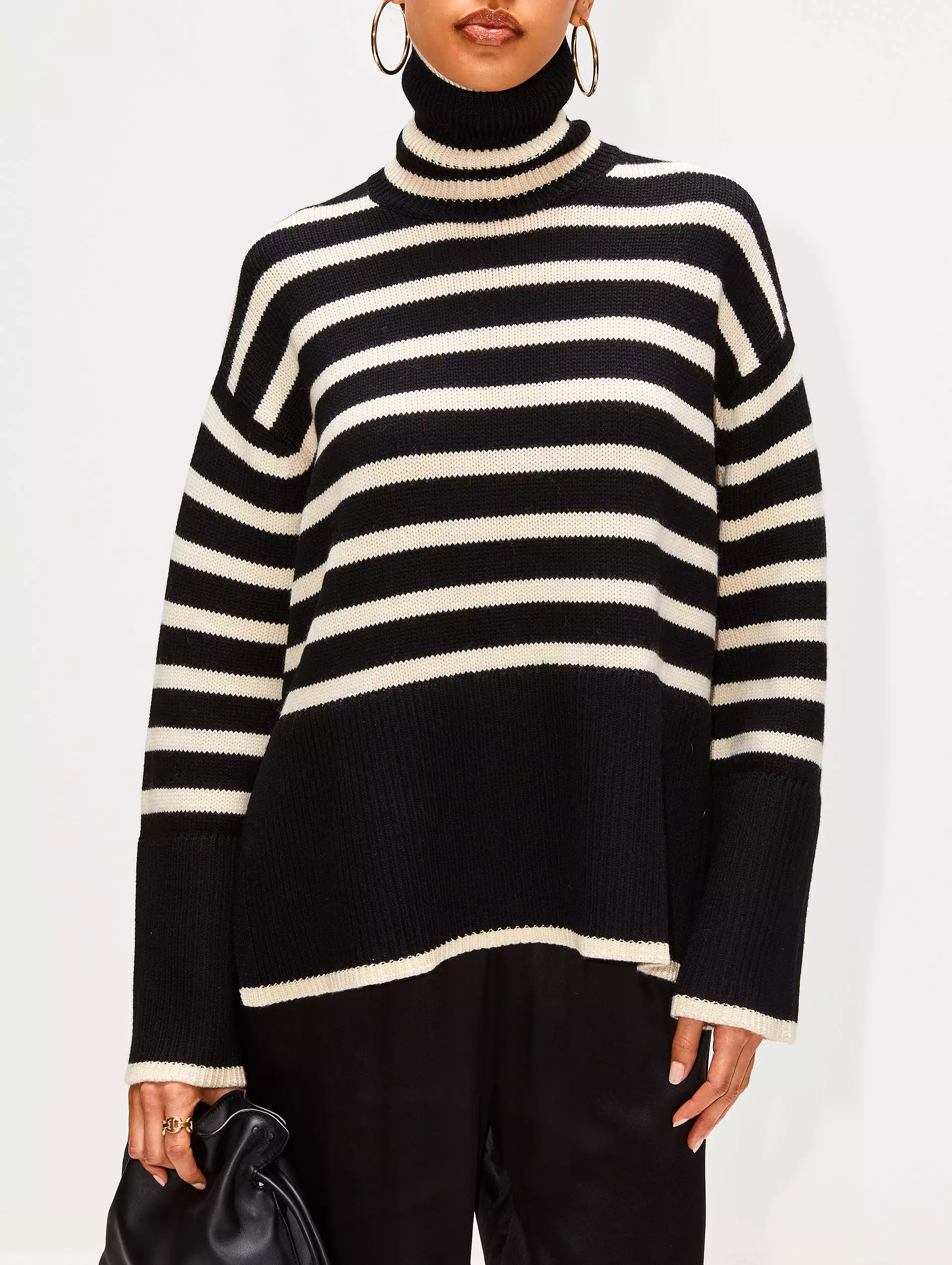 Striped Turtleneck