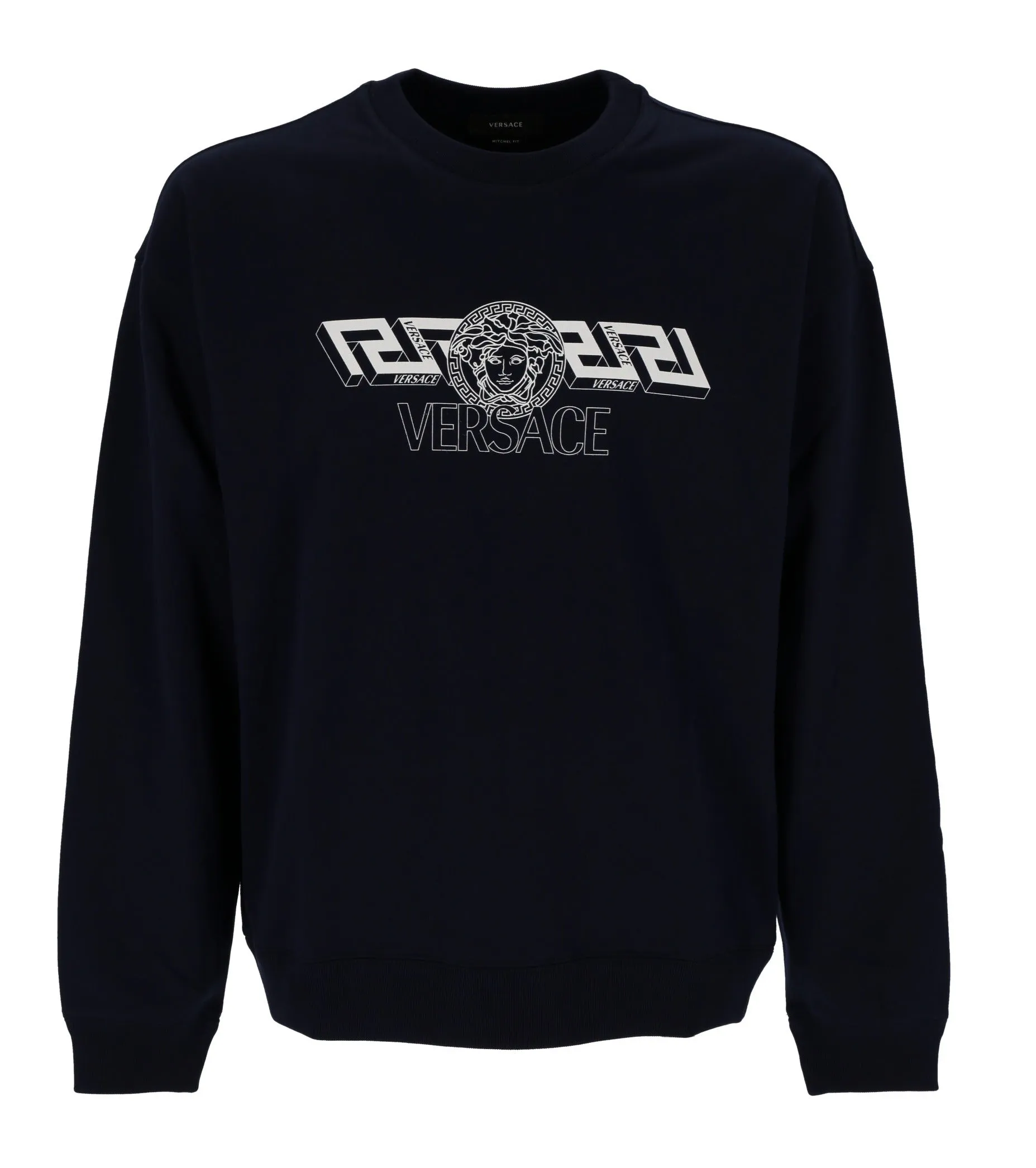 Versace Medusa Head Motif Crewneck Sweatshirt