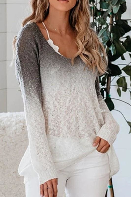 Veve  light weight knit blouse