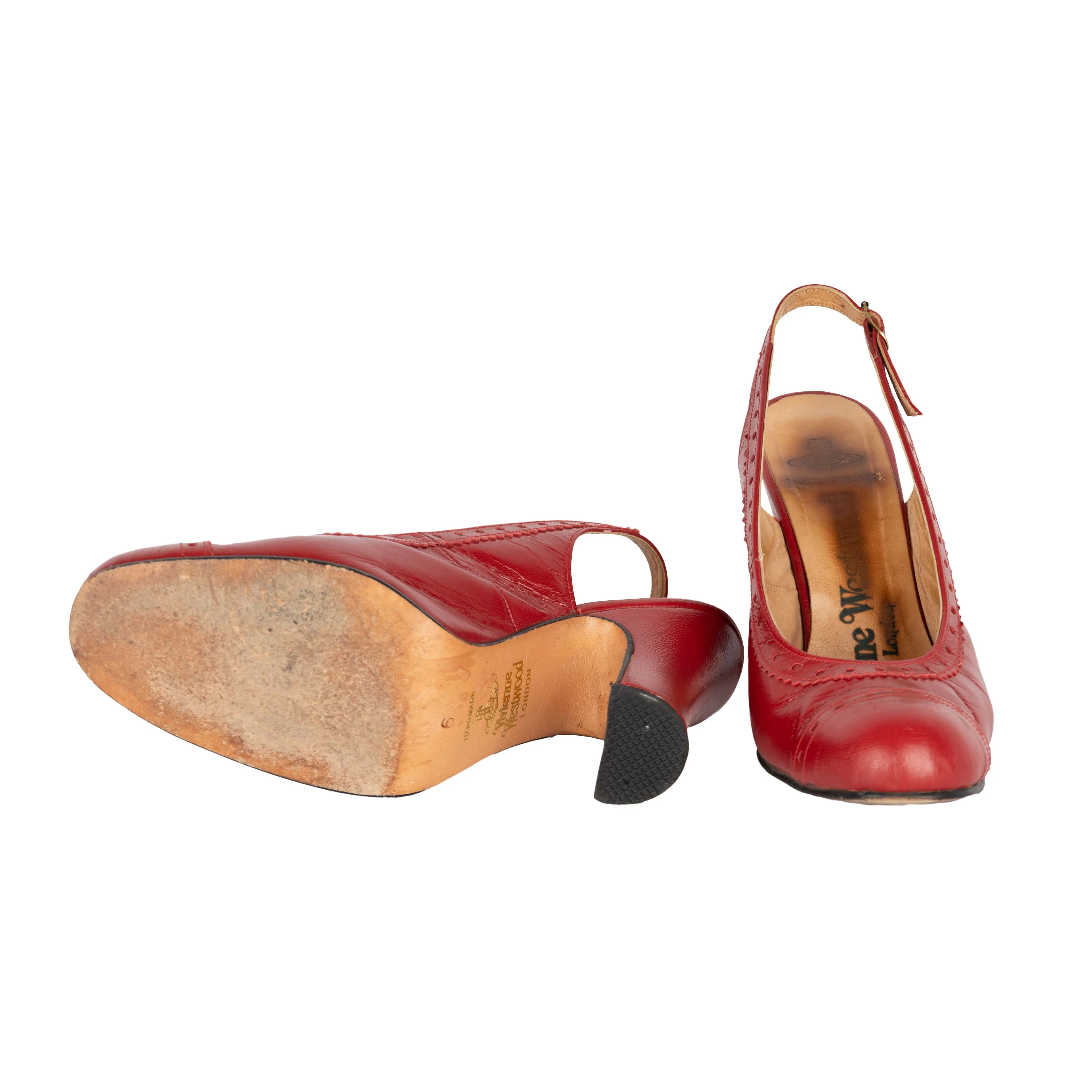 Vivienne Westwood Red Pump Heel Shoes - '00s