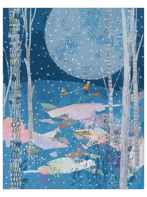 Winter Moon Boxed Cards