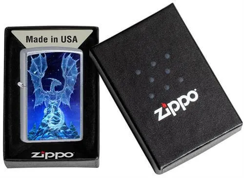 Winter Spirit Dragon Zippo Lighter