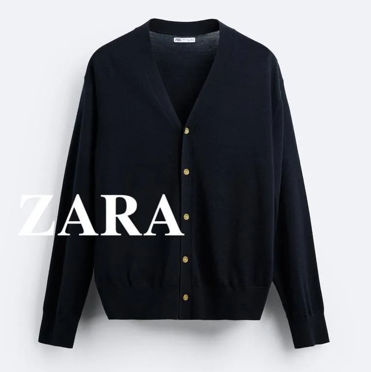 ZARA  |Wool Plain Cardigans